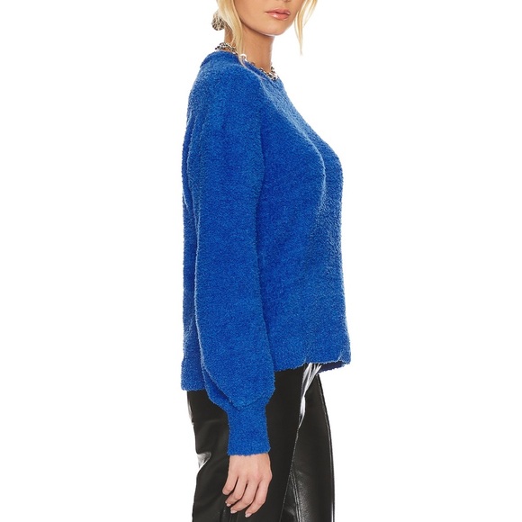 Plush Volume Sleeve Sweater Sanctuary Galactic Blue from revolve - Picture 2 of 4